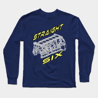 Engine Block Straight 6 (Yellow) Long Sleeve T-Shirt